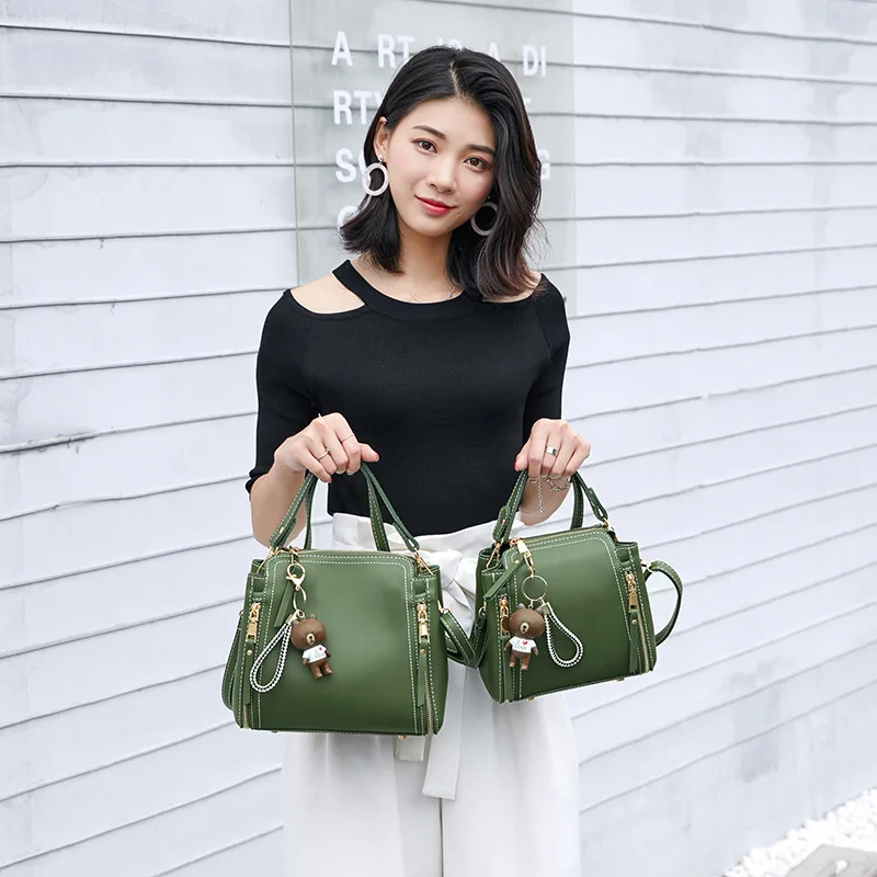 CHALLEN, дизайн, женская сумка, женская сумка, Дамский карман для телефона, мягкий из искусственной кожи сумки для путешествий, сумки через плечо, зеленые