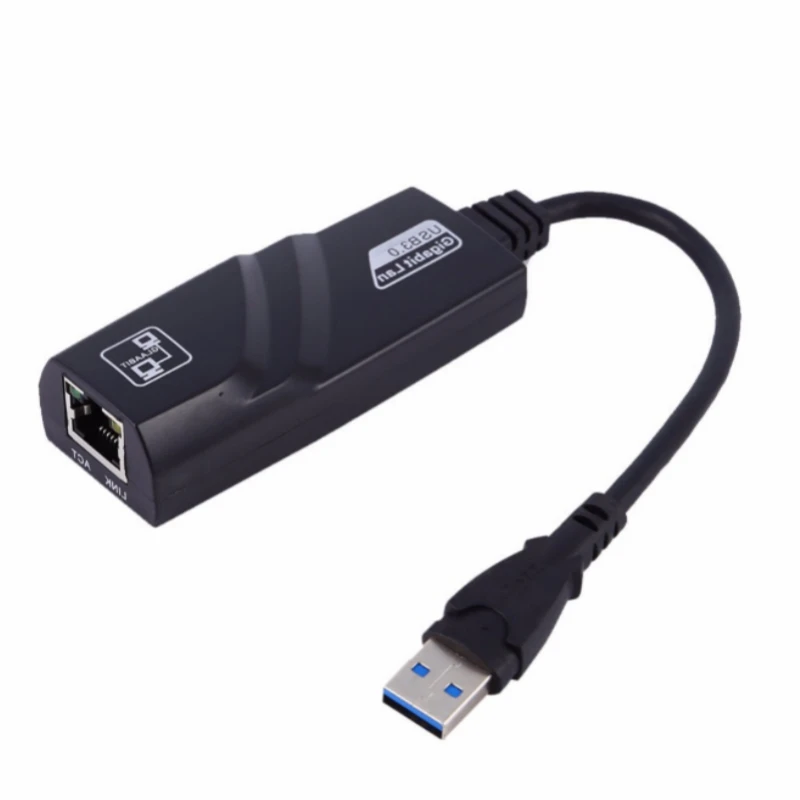 Adaptateur USB 3.0 à RJ45 Lan, carte réseau Gigabit, pour
