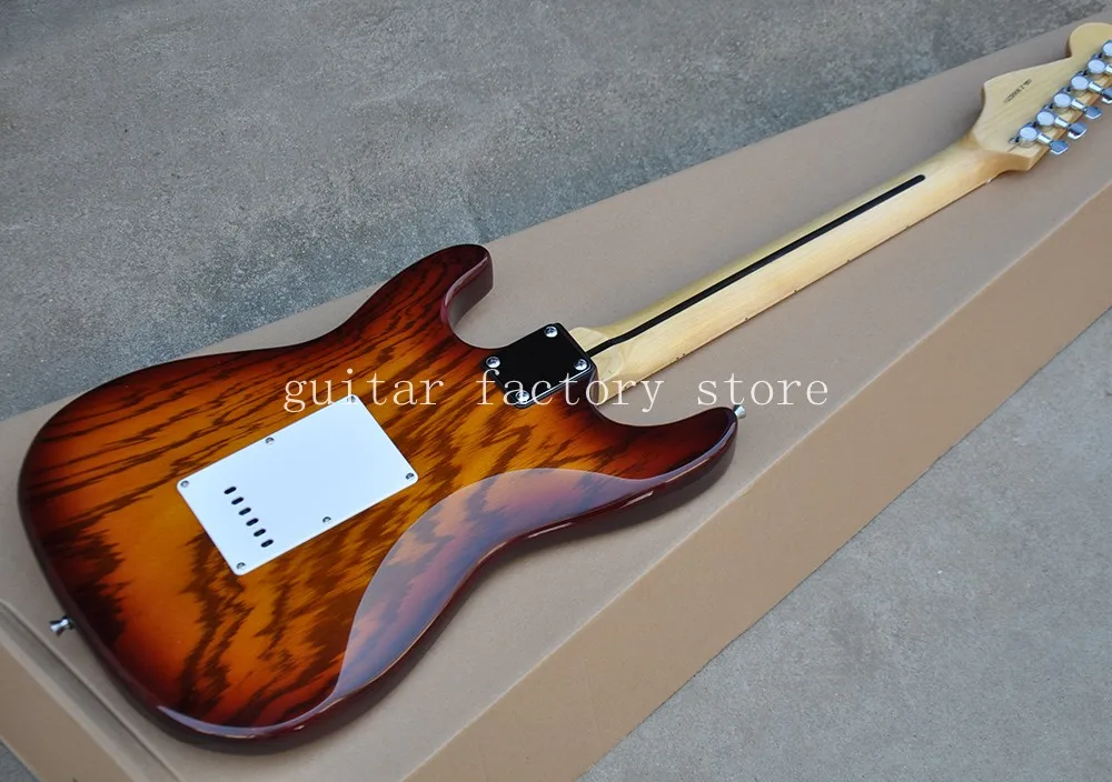 New arrive Str 6 string Stratocaster electric guitar in stock, S-S-S (noise reduction pickups) free shipping