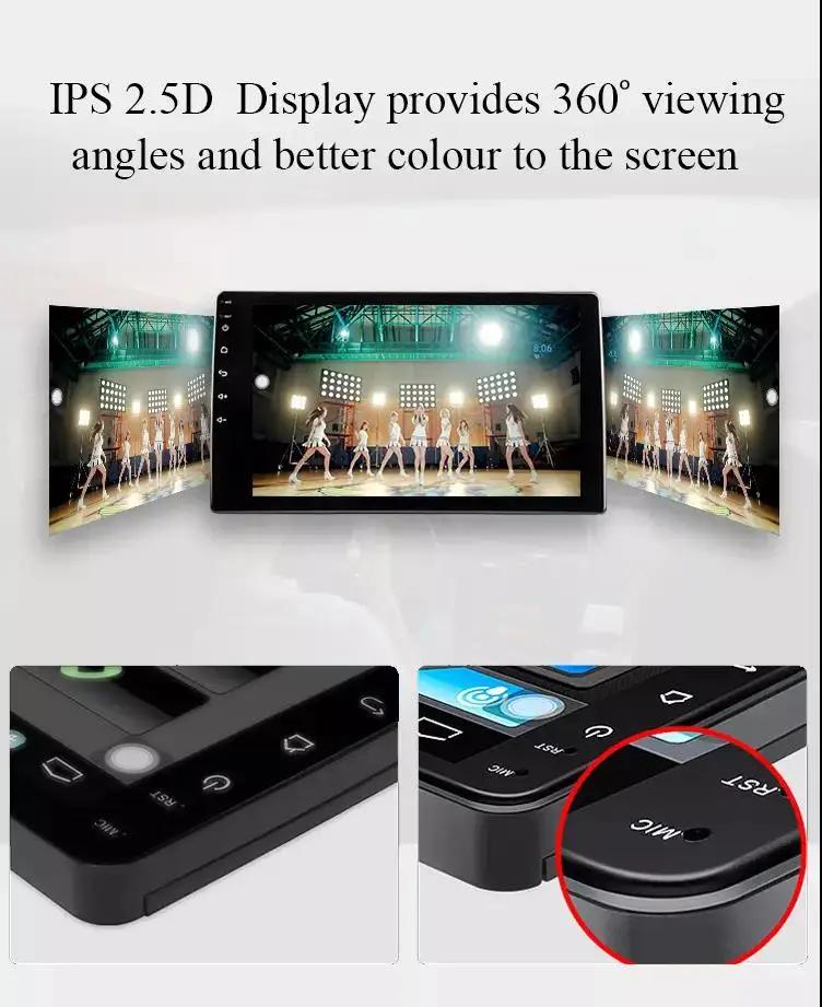 Top 9 inch Android 8.0 Quad Core Car Radio GPS Navigation For Hyundai Elantra Avante 2013-2019 Stereo Head Unit 6