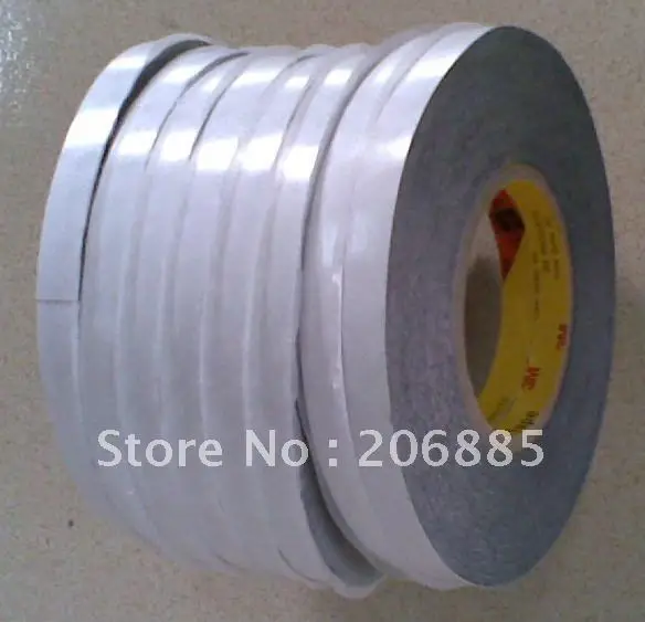 

100% Original 3M 9448A Black two face tissue adhesive tape/12mm*50M/10rolls/lot