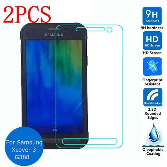 2 шт закаленное стекло для Samsung Galaxy Xcover 3 Защитная пленка экрана SM-G388F | Мобильные