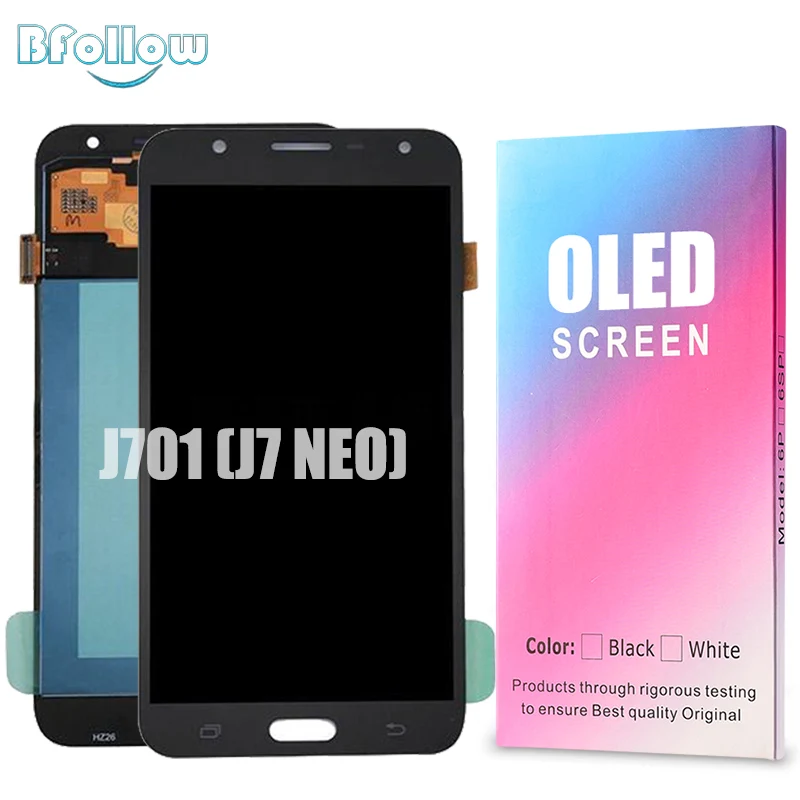 

BFOLLOW Original OLED for Samsung Galaxy J701 (J7 NEO) AAA Screen Display Digitizer Assembly COPY LCD Replacement J701F J701M