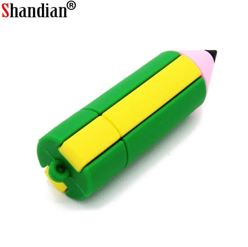 100 real capacity pencil model pen drive usb flash drive plastic pen