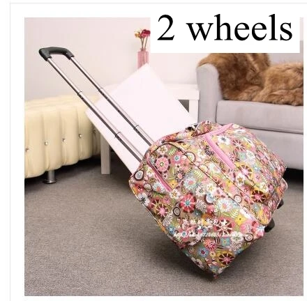 Women Luggage Suitcase On Wheels Travel Trolley Luggage Bag 20 Inch Wheeled Bags Laptop Business Travel Trolley Spinner Suitcase - Цвет: 2 wheels