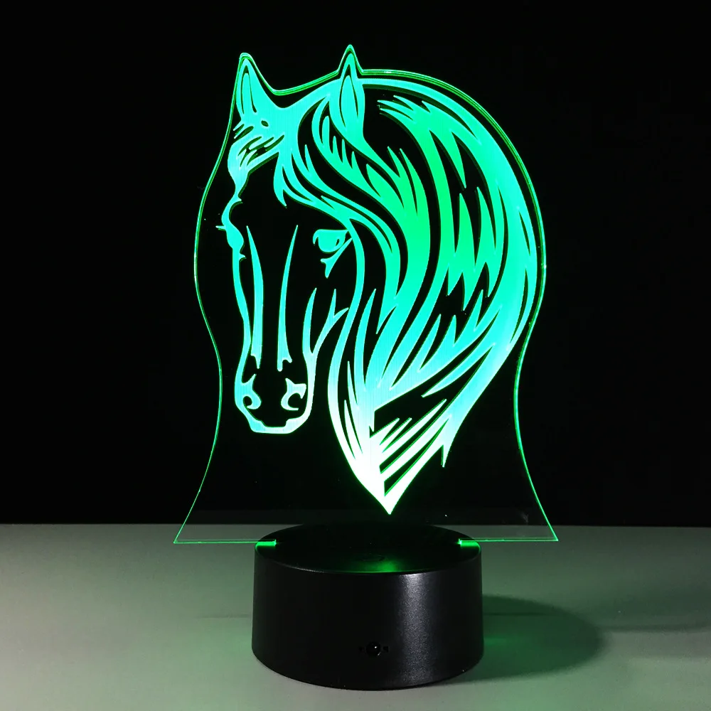 Horse 3D Lamp Pony 5