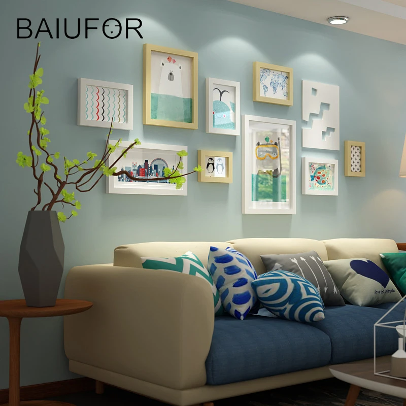 BAIUFOR мульти рамка фото деревянные рамки набор кадра Северный мультфильм