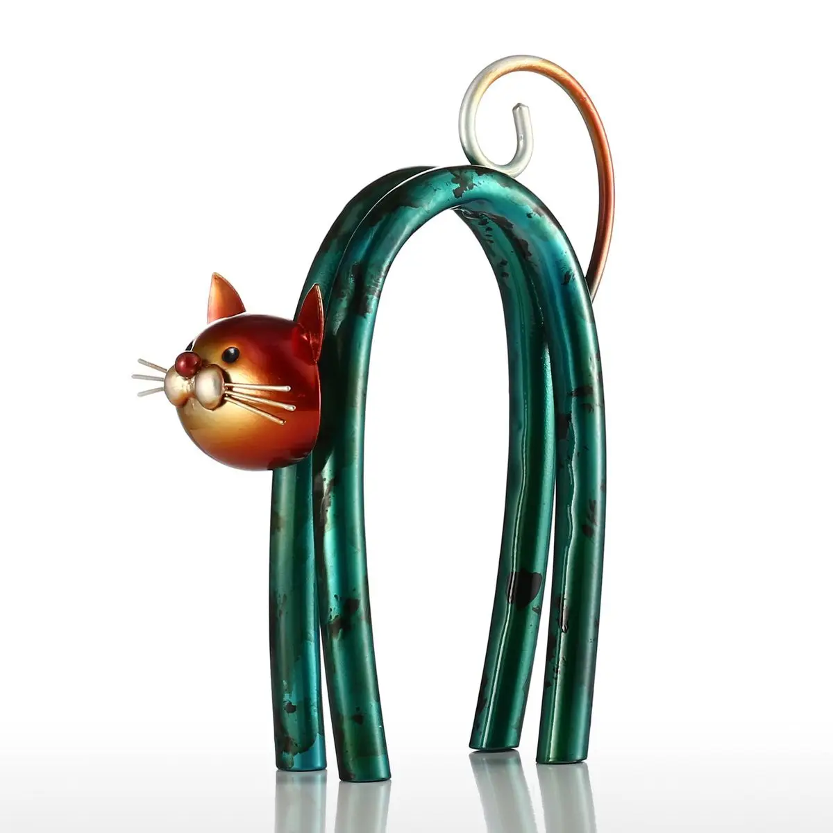 

Spring Little Cat Tooarts Metal Sculpture Iron Sculpture Abstract Sculpture Modern Sculpture Home Decoration Ornament Gift