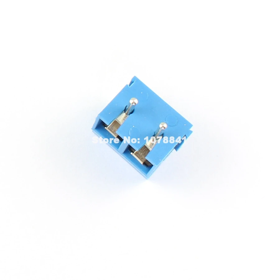 20 шт. в партии синий 5 мм Шаг 2 pin способ PCB винтовой клеммный блок разъем KF301 2P|connector