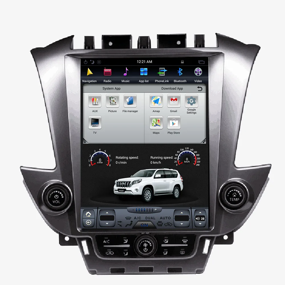 Tesla style 12," Android 7,1 автомобильный DVD для GMC Yukon/Chevrolet Tahoe Suburban- головное устройство мультимедийный магнитофон