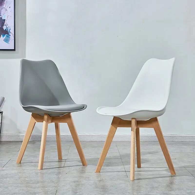 

Nordic dining chair simple modern chair talk desk chair net red stool wood dining chair home