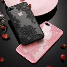 KISSCASE чехол для iPhone XR 5s 5 Se 6 7 8 Plus роскошный кружевной цветок задняя крышка для iPhone 8 7 Plus 6 S Plus XS Max XR X Capinhas