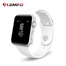 Ограниченное предложение LEMFO красочные Экран Смарт часы для Apple Watch совместимы IOS Android часы sim-карты монитор сердечного ритма Sport Smart Band