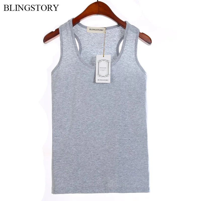 Blingstory модный топ размера плюс 5xl летний хлопковый жилет 6XL женская одежда