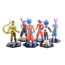 13-15cm Dragon Ball Z Son Goku Vegeta Trunks Anime Action Figures Collectible Brinquedos Model Doll Kids Toys For Boys