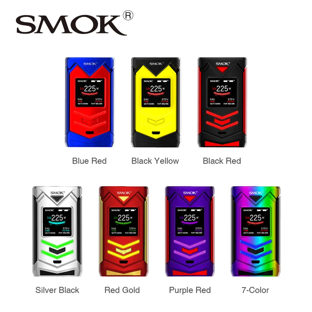 

Price Down !! SMOK Veneno 225W TC Box MOD Max 225W 1.3 Inch HD Screen Ergonomic Fire Key No 18650 Battery vs Shogun/ drag 2 Mod