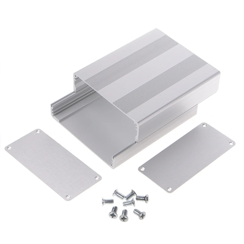 

OOTDTY Aluminum Box Enclosure Case Project Electronic For PCB Board DIY 130x110x50mm
