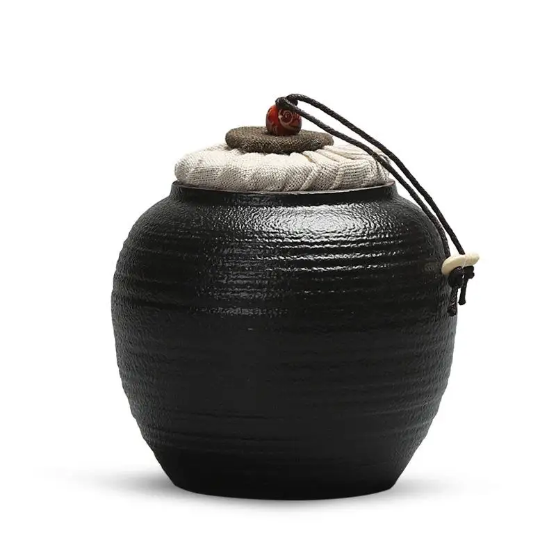 

Chinese Style Ceramics Tea Caddies Tea Canisters Tea Storage Jar Chinese Kung Fu Tea Accessories Office Teaware Storage Box