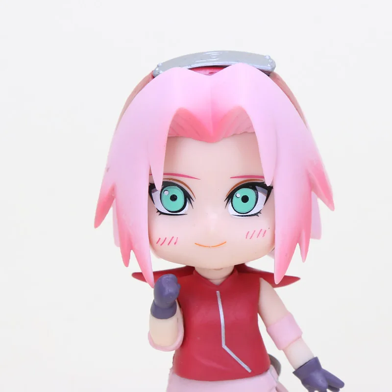 9 см Рисунок, аниме, Наруто Shippuden uzumaki костюм сакуры Харуно Хатаке Какаши Учиха Саске ПВХ фигурка Коллекционная модель игрушки