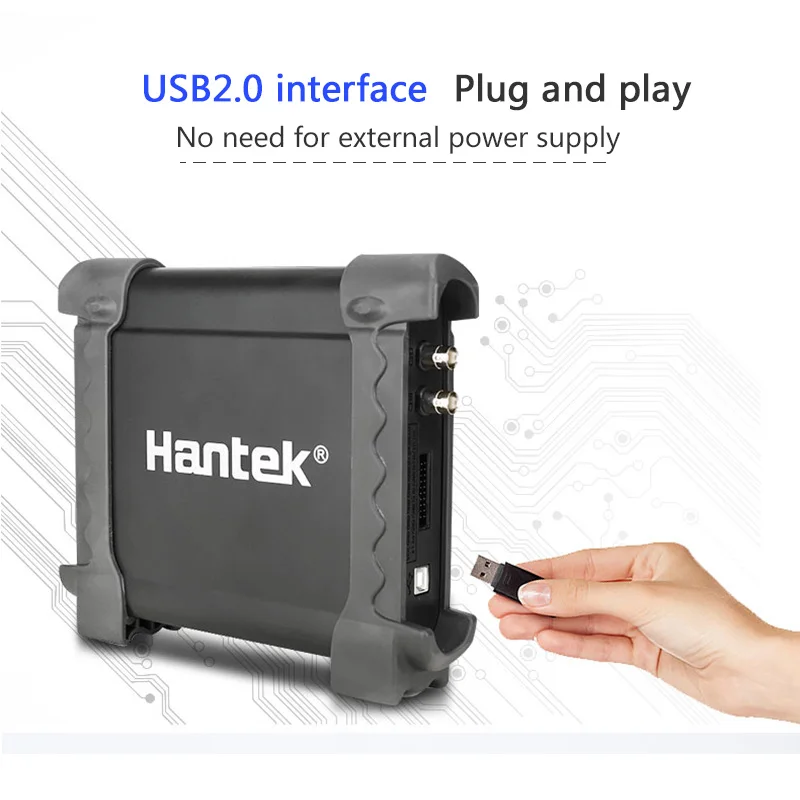 Digital Oscilloscope Hantek 1008C 8 Channels Programmable Generator 1008C Automotive Oscilloscope Portable Digital PC Storage Automotive Oscilloscope