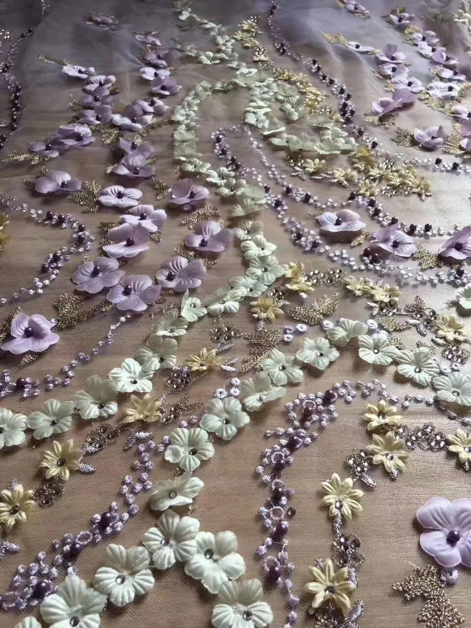 2018 Nieuwe patroon 5 yards/bag ZX036 # Prachtige kleur en bloem mesh kant stof voor bruids trouwjurk /zagen Gratis verzending 2018 Nieuwe patroon 5 yards/bag ZX036 # Prachtige kleur en bloem mesh kant stof voor bruids trouwjurk /zagen Gratis verzending