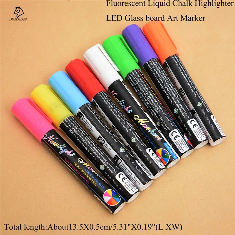 Buy 8 Colours Highlighter Pen 5mm Liquid Chalk