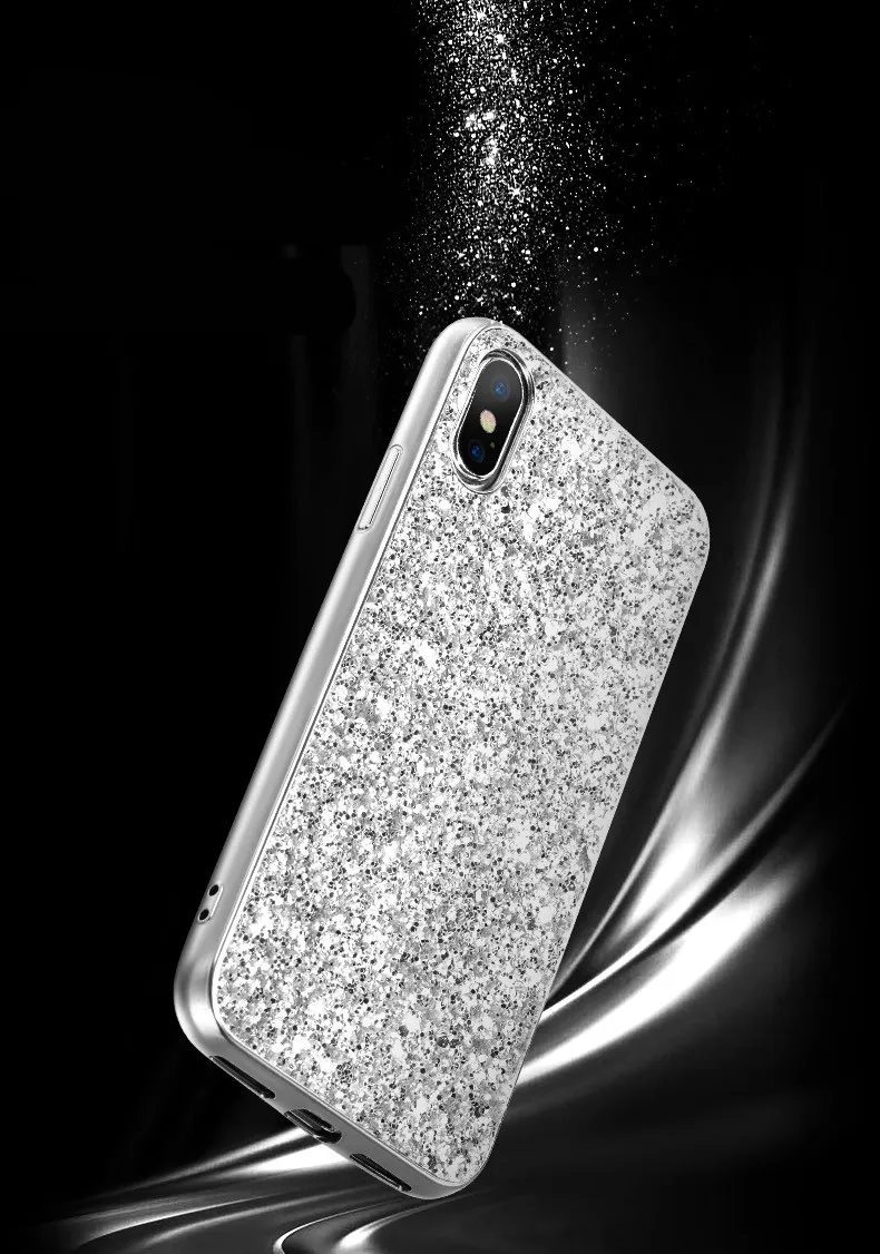 Bling Glitter Sequin plating Case For Xiaomi Redmi Note 5 Pro Global Version Cover Case For Redmi 7 Note 6 k20 mix 3 mi 9 capa xiaomi leather case custom