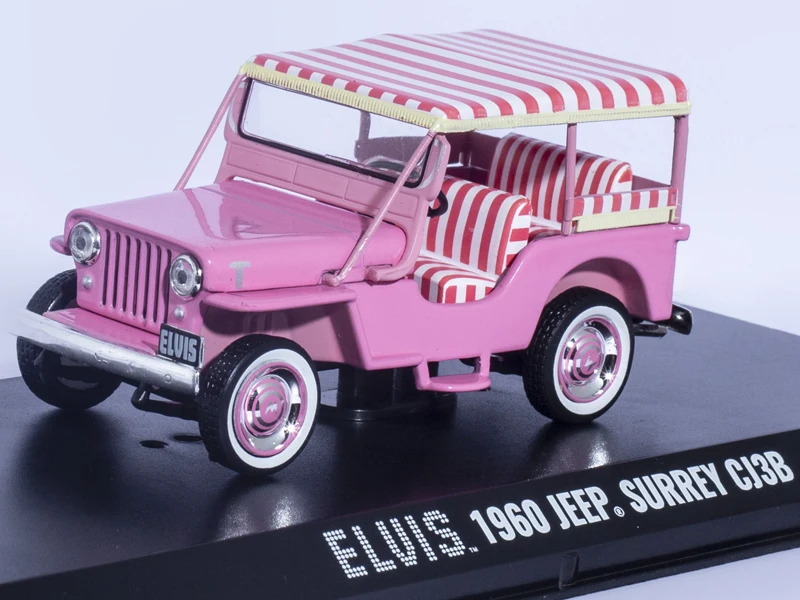 

ELVIS 1960 Jeep Surrey CJ3B Greenlight 1/43 Die-cast Car Model Limited Edition