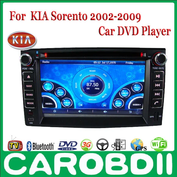 KIA Sorento Android Car DVD GPS Radio Player 2002 2003 2004 2005 2006 2007 2008 2009 TV/3G/GPS