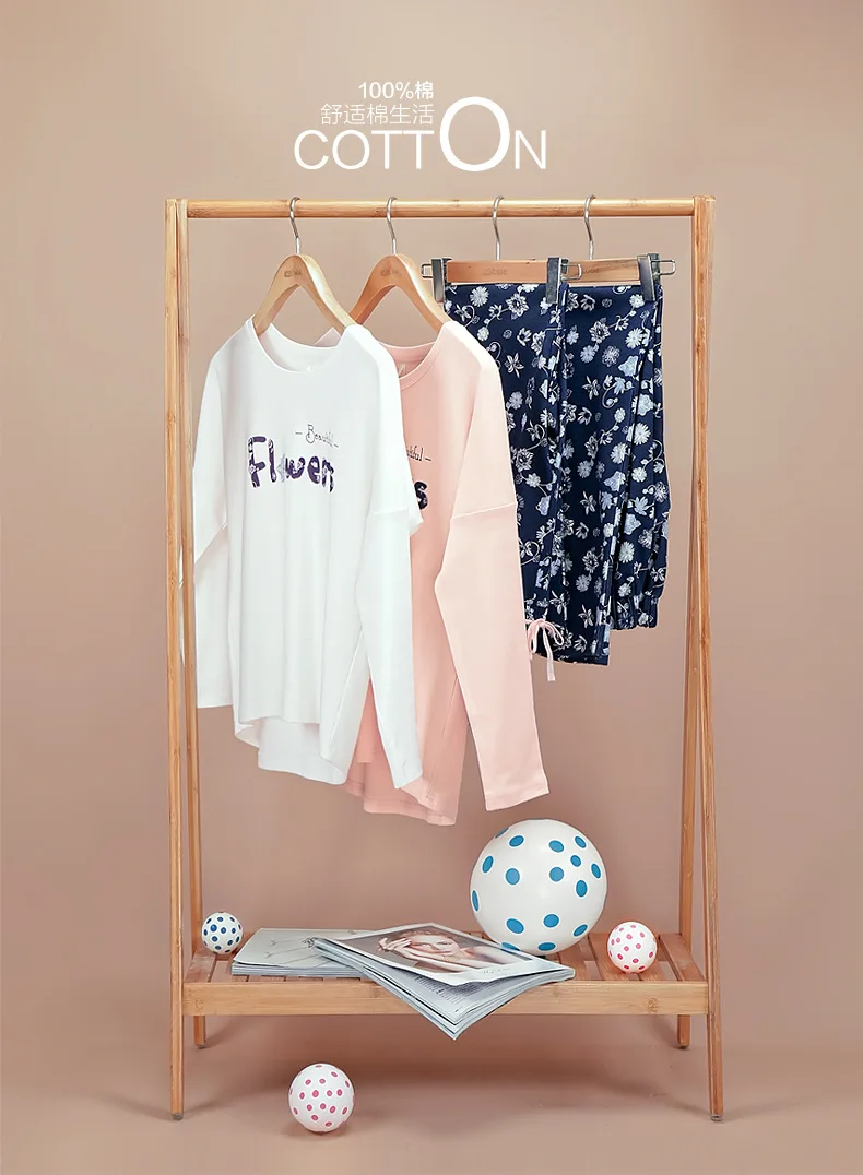 pajamas set flower 13