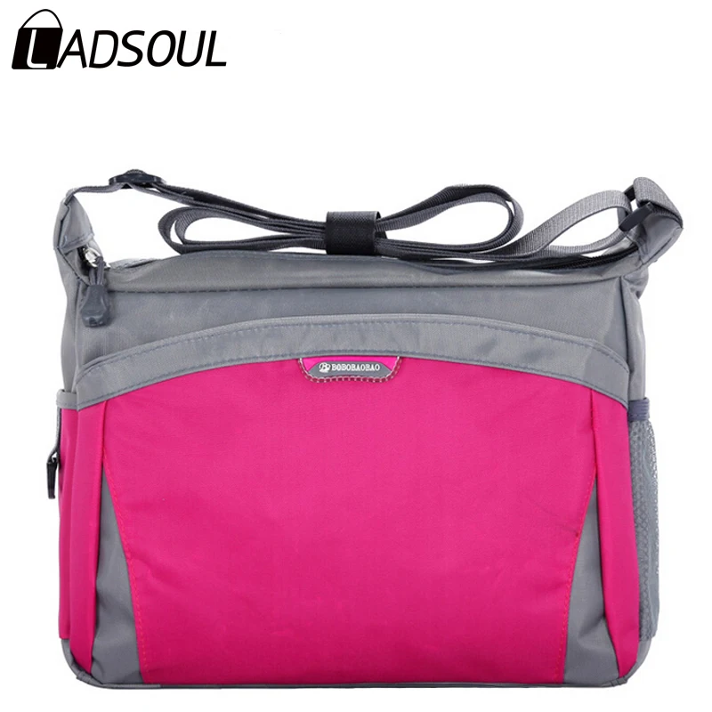 Ladsoul fashion nylon women handbags casual shoulder bag 2017 hot sale women messenger bags travel bag totes ladies bags hl761/g
