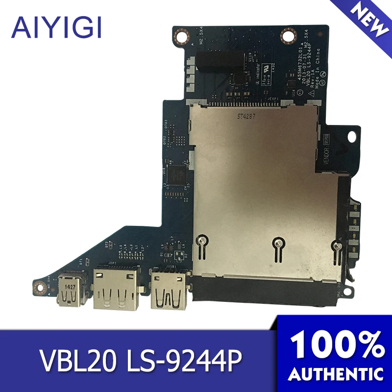 

AIYIGI 100% Brand New USB Board Original VBL20 LS-9244P For HP ZBook 15 G1 G2 USB Board High Quality Laptop Accessories