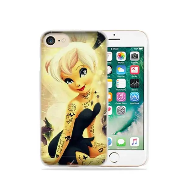 PlusPeter Pan Wendy Tinkerbell модный прозрачный чехол для iPhone XI R XS Max XR X 4S 5s SE 6 6s 7 8 Plus - Цвет: 015