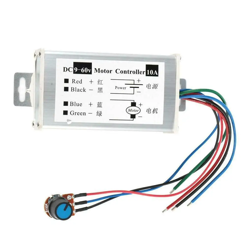 

20A 1200W PWM Motor Speed Controller Module DC9-60V Adjustable Speed Regulator Driver Control Governor Switch