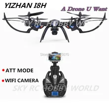 Yizhan i8h Радиоуправляемый квадрокоптер Дрон, Wi-Fi FPV камера передачи, режим ATT Altitude Hode, обновленная версия тарантула X6