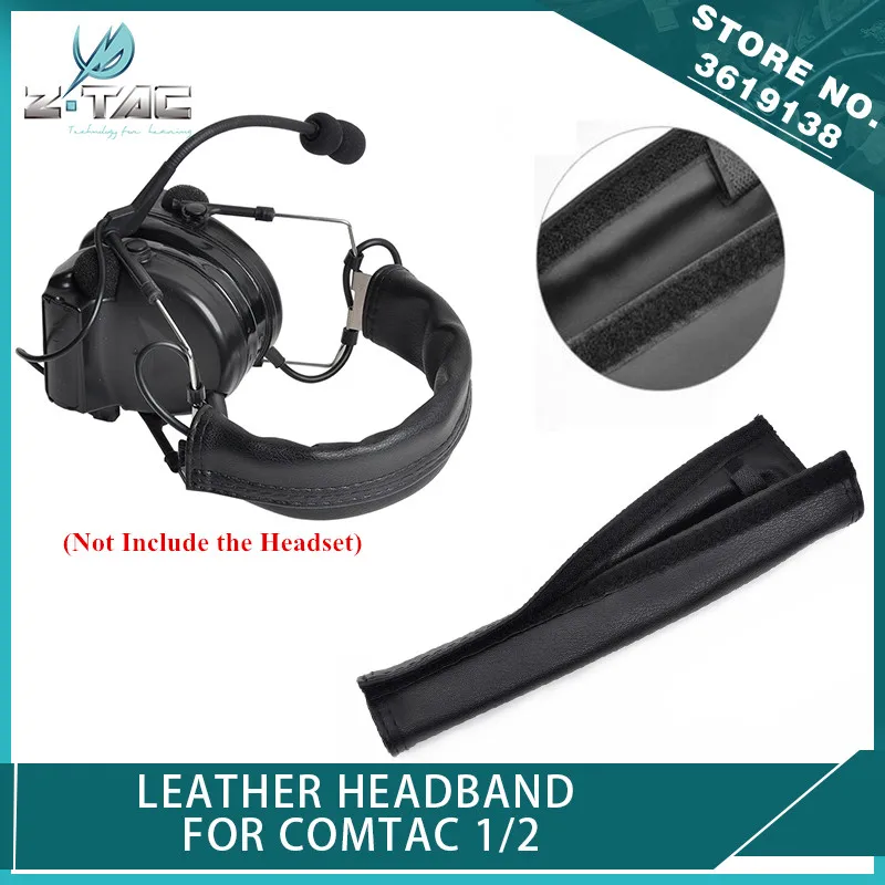 

Z Tactical Headset Accessories Replacement Leather Headband for Airsoft Comtac II Headset Peltor Comtac I