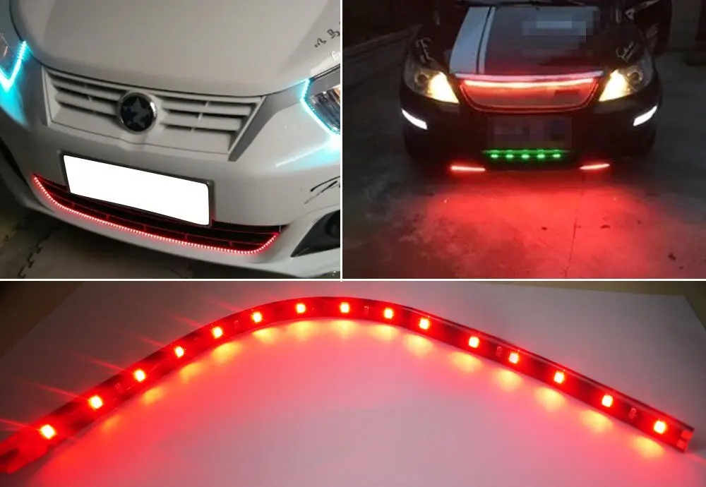KEYECU чисто Красный 12 в 30 см 15SMD Светодиодная лента высокой мощности s