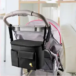 Модная детская сумка для подгузников, большая емкость, переносная термальная сумка для путешествий, детская коляска, сумка для беременных