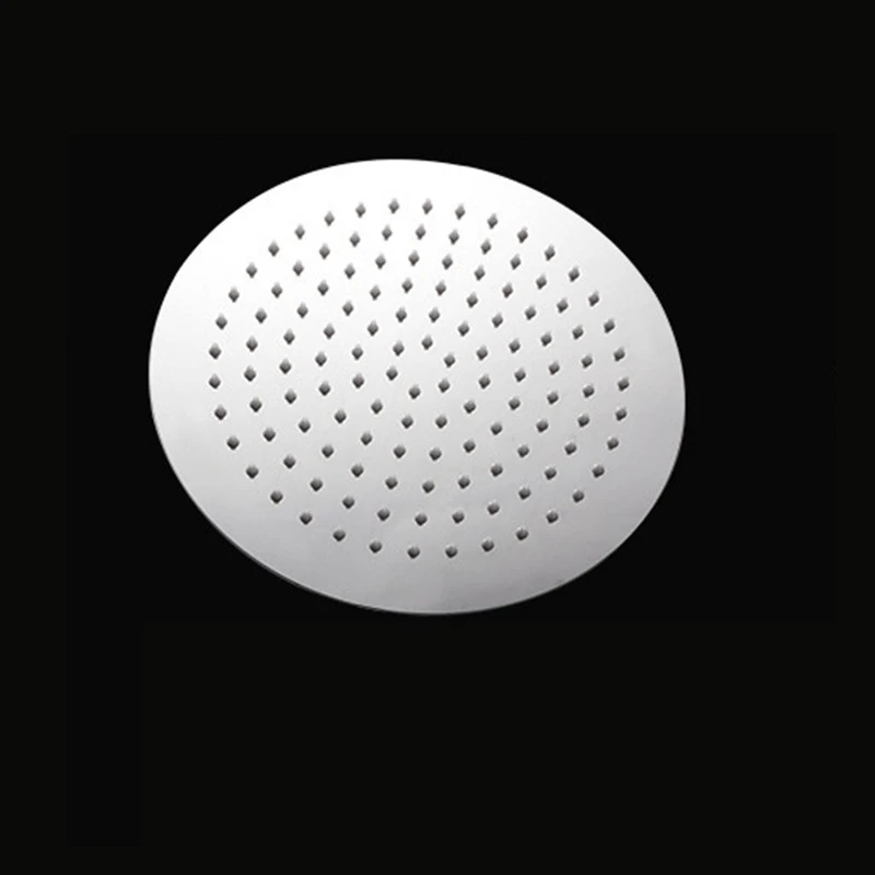 8 Round Shower Head- High Pressure Rainfall Jet Shower Fixtures, Chrome Finish