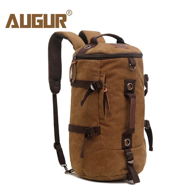 

AUGUR Men Travel Duffle Bag Large Capacity Male Tourist Backpack Canvas Messenger Multifunction Shoulder Travel Bags