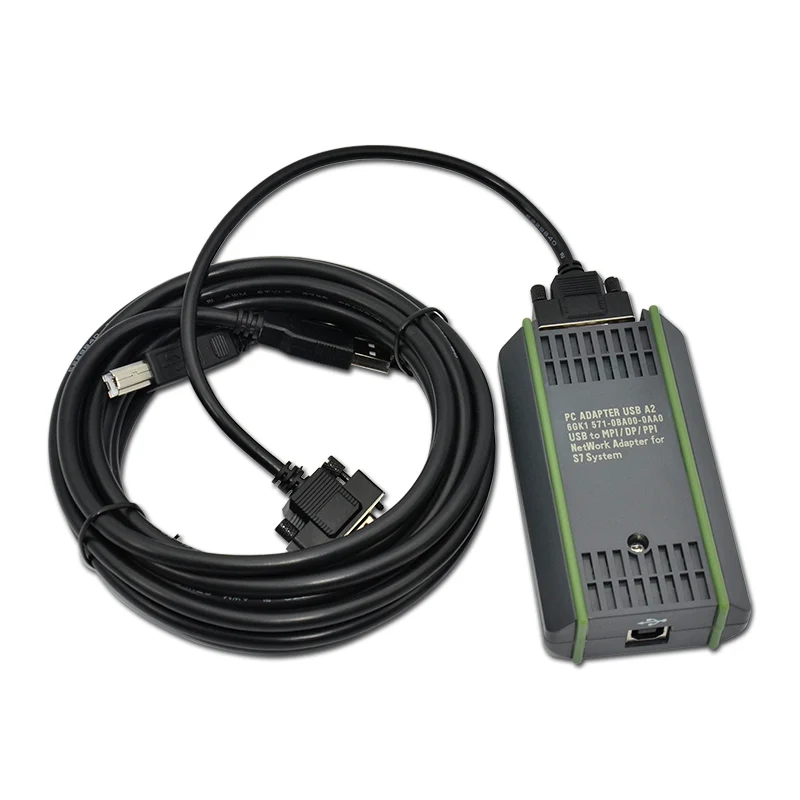  USB-MPI DP PPI for Siemens S7-200/300/400 PLC Programming Cable PC Adapter USB A2 6GK1571-0BA00-0AA