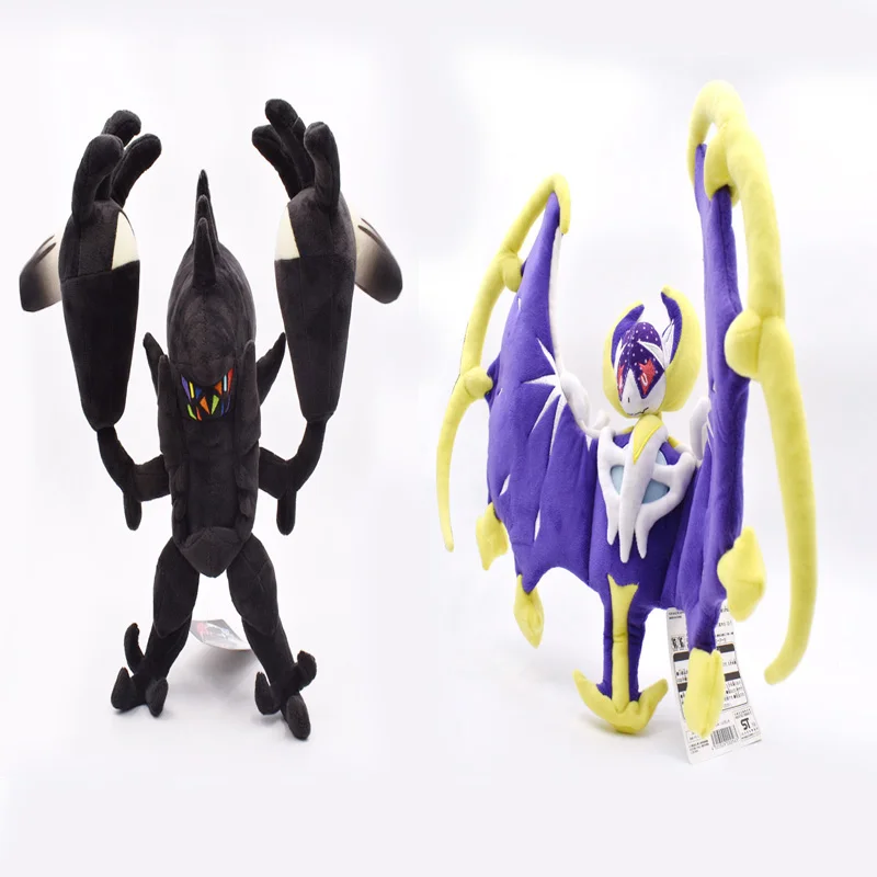 

30*53cm Lunala 33*60CM Necrozma Beautiful Plush SUN & MOON Animal Stuffed Soft Hot Japanese Anime Action Figure Doll Toys Gifts