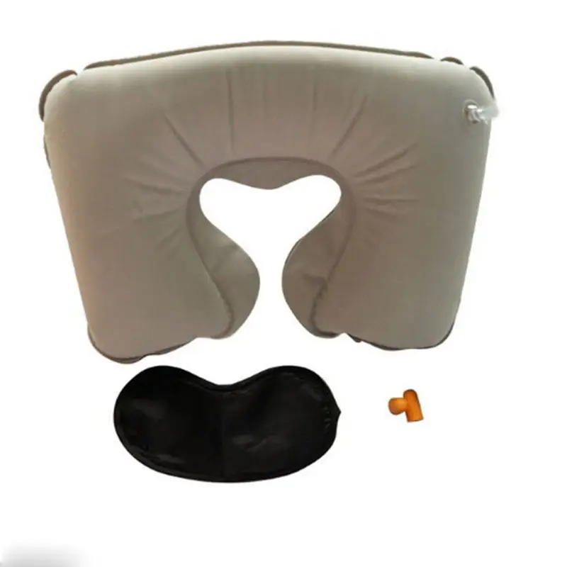 2017 Portable Travel Pillow Inflatable Neck Pillow U Shape Blow Up Neck