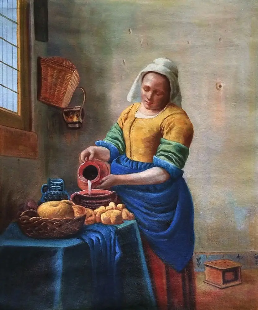 Milk Maid Oil Painting Milk Maid Oil Painting