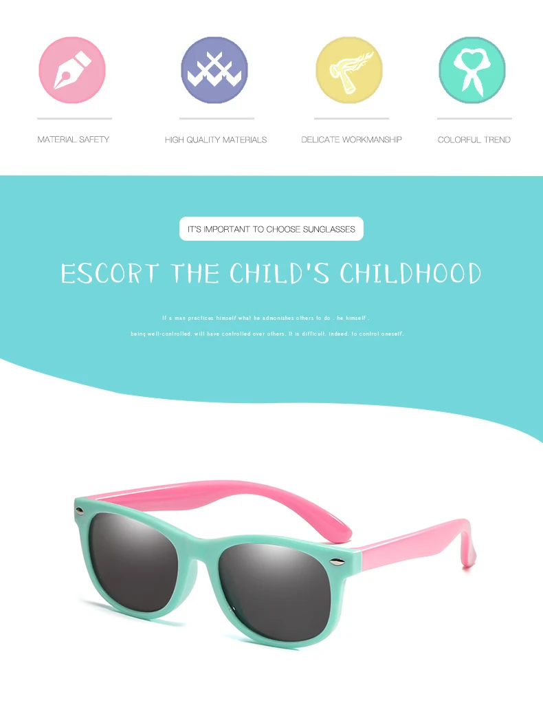 С сумкой резиновая TR90 детей HD поляризационные солнцезащитные очки детские солнцезащитные очки polaroid для девочек и мальчиков детские очки Очки