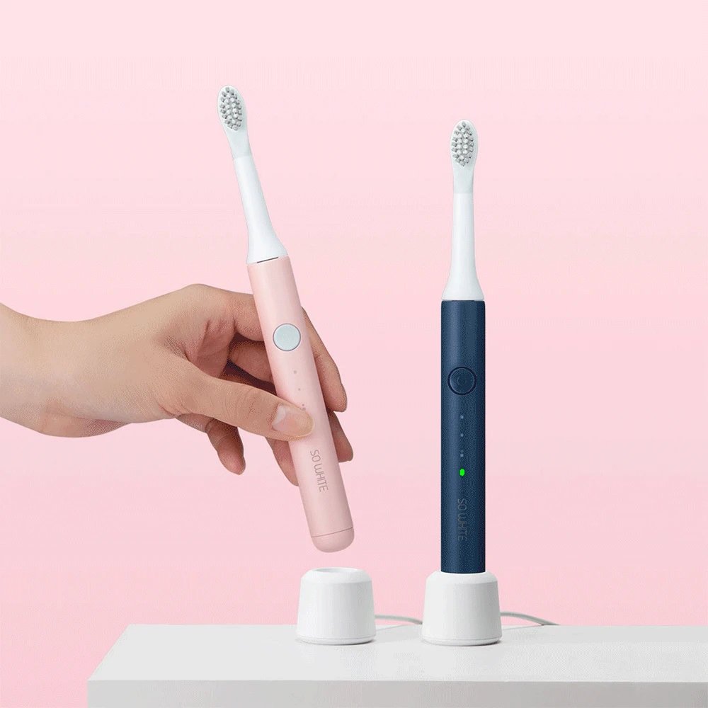 

XIAOMI Original SO WHITE Sonic-Electric Toothbrush Wireless Induction Charging IPX7 Waterproof Tooth Brush [2019NEW]