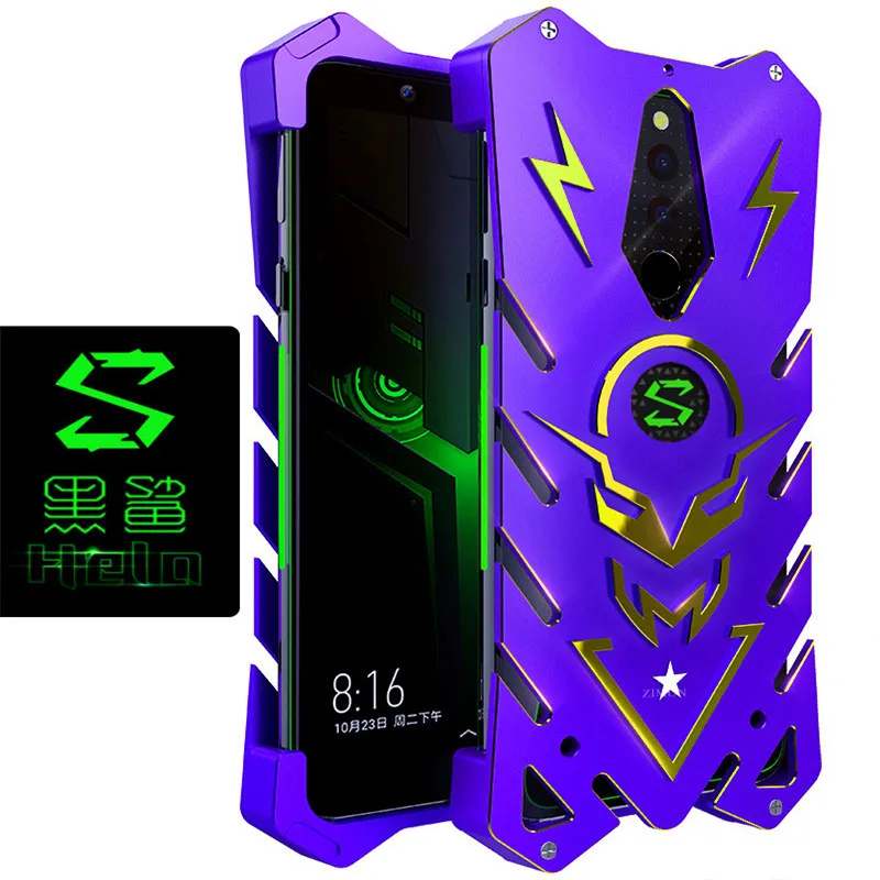 Zimon Armor авиационный металлический чехол для Xiaomi Black Shark Blackshark 2 Helo мощный чехол противоударный из анодированного на станке с ЧПУ алюминия чехол