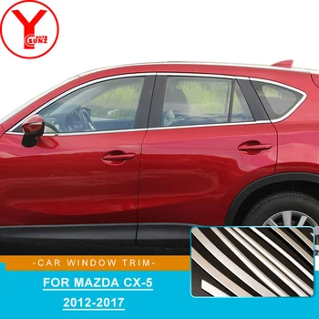 

Stainless Steel car window trim molding For mazda cx-5 cx5 2012-2017 car trim strips For mazda cx-5 2015 2016 accessories YCSUNZ