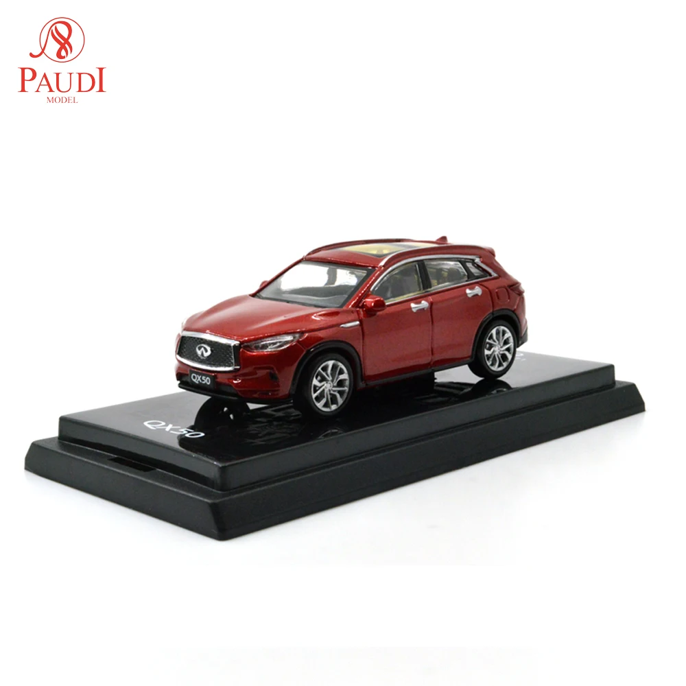 

Paudi Model 1/64 1:64 Scale Infiniti QX50 2019 Red Diecast Toy Car Original Authorized Authentic Kids Toys