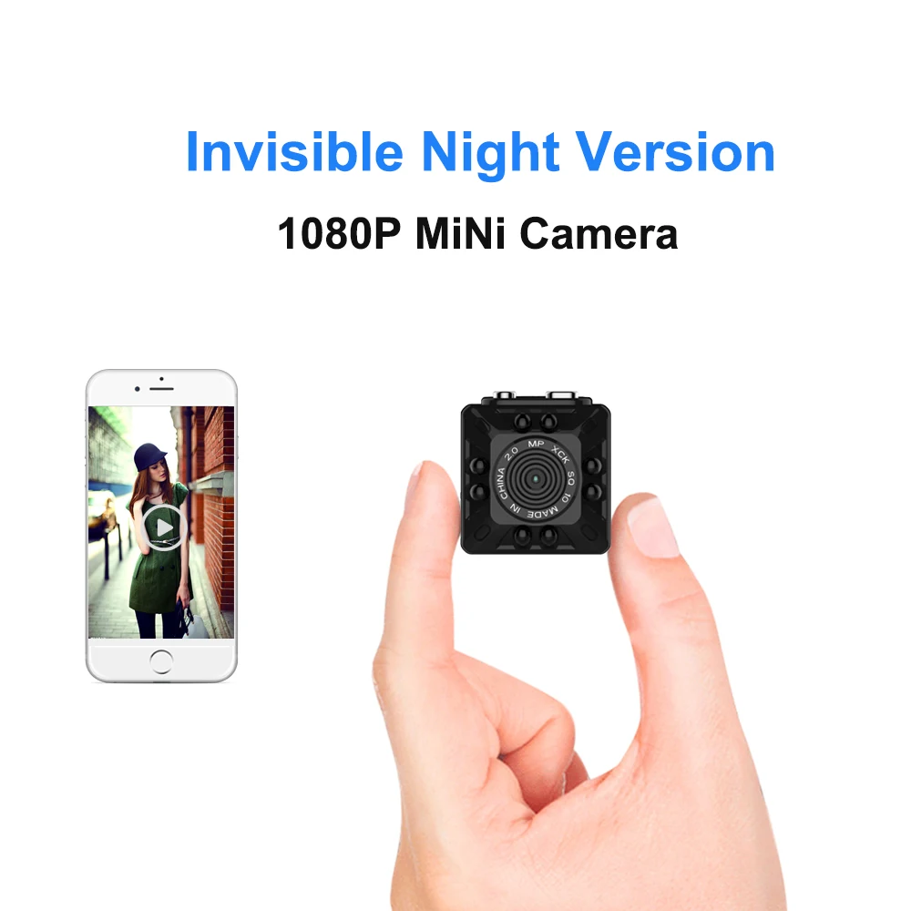 

SQ10 Mini Camera 1080P HD Small Micro Cam Remote Playback Video Motion Detection IR Night Vision Monitor Sport DV Camcorder